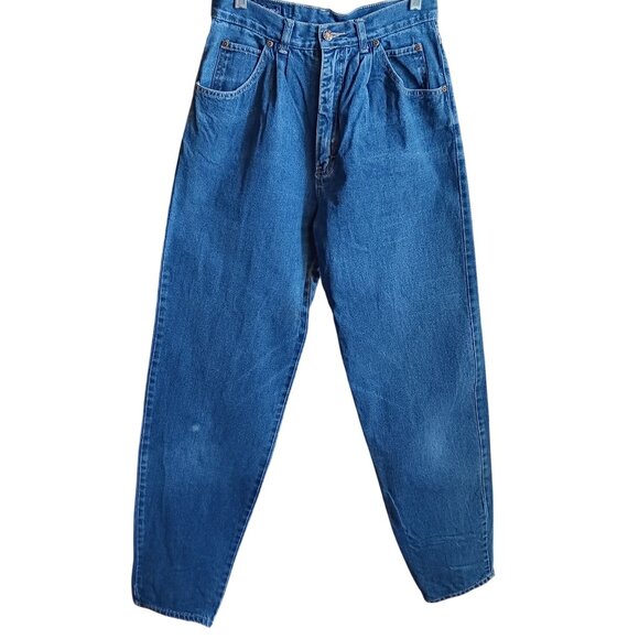 Sz 11 27x33 True Vintage Denim Jeans Anthony's 1970's High-Waisted Tapered Leg - Picture 3 of 8